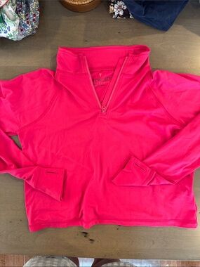 Crewcuts Pink Quarter-Zip Pullover size 9/10